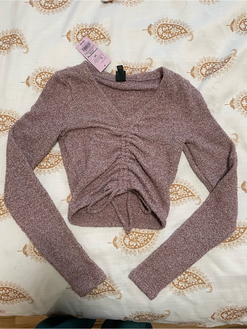 wild fable Plush Mauve Long Sleeve Top